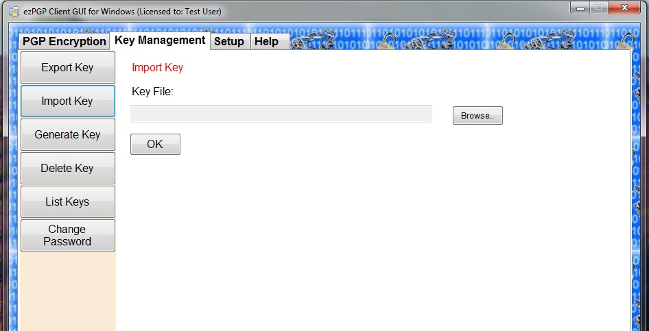 Import PGP Key